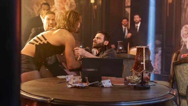 Mania de Você: Rudá leva surra em restaurante erótico Foto em Mania de Você: Rudá