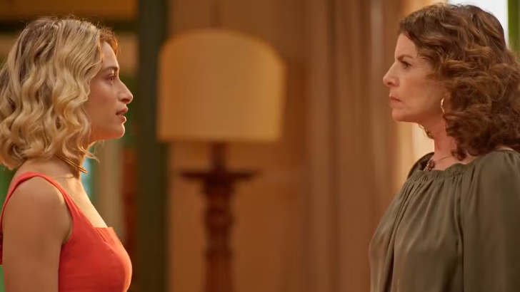 No Rancho Fundo: Blandina rompe aliança com Deodora e Ariosto Foto em No Rancho Fundo: Blandina...