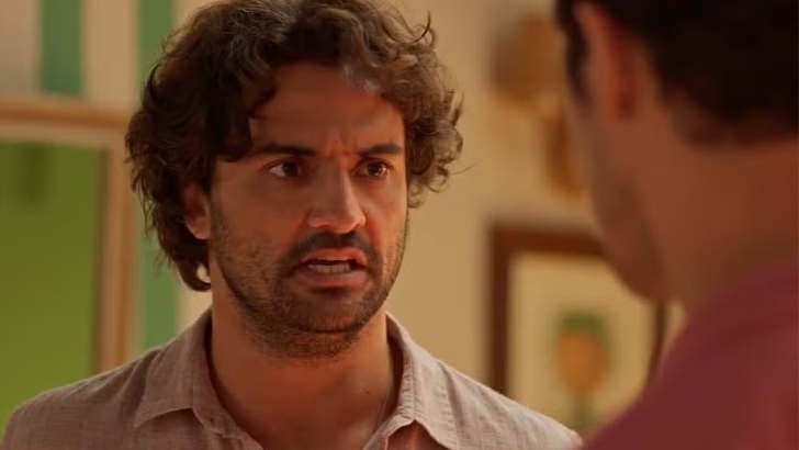 (Foto: TV Globo/No Rancho Fundo) Foto em No Rancho Fundo: Artur dá soco