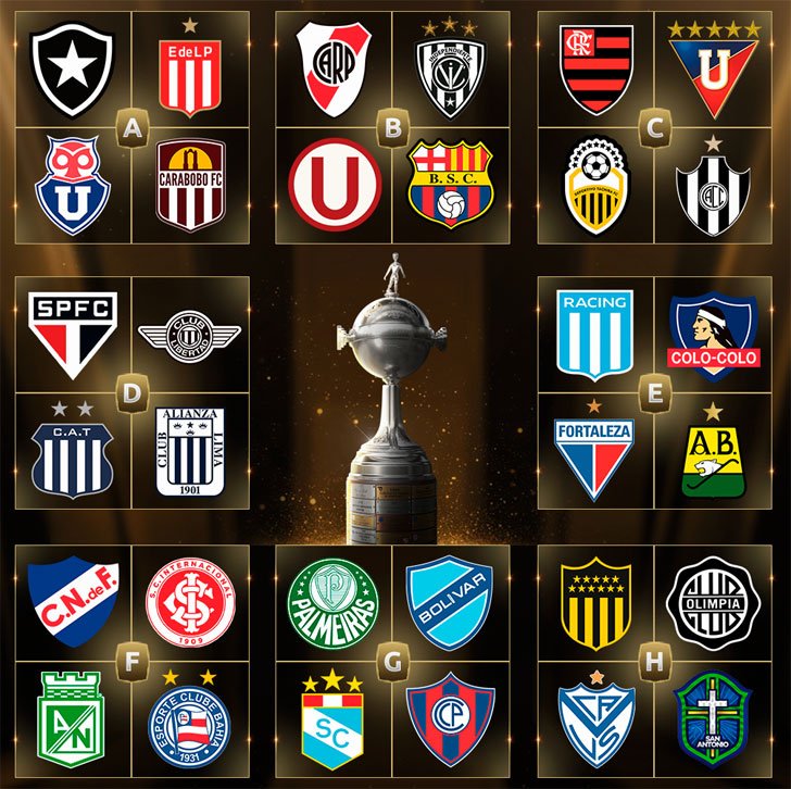 Foto ilustrativa de jogos ao vivo da Libertadores
