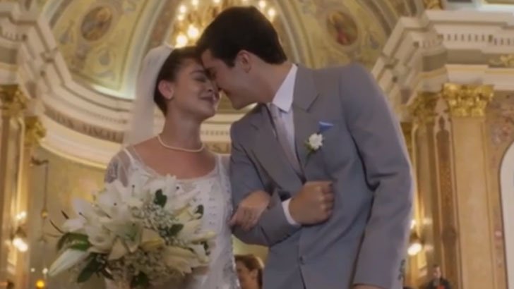 Foto em Garota do Momento: Edu e Celeste se casam