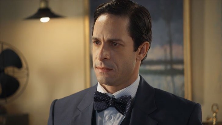 (Foto: TV Globo/Êta Mundo Melhor!) Foto em Êta Mundo Melhor!: Segredo de Celso sobre Samir fica por um fio